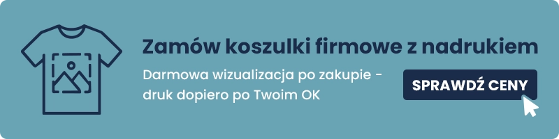 Zamów koszulki firmowe z nadrukiem online